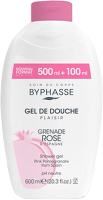 Гель для душа Byphasse Plaisir Розовый Гранат (600мл) - 