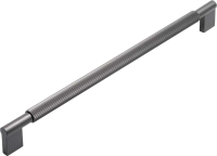 Ручка для мебели Cebi A1243 Striped PC27 (320мм, антрацит полимер) - 