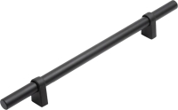 Ручка для мебели Cebi A1260 Smooth МР24 (224мм, черный) - 