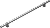 Ручка для мебели Cebi A1260 Smooth PC27 (384мм, антрацит полимер) - 