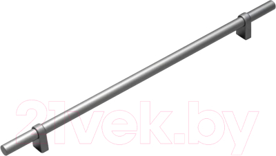 Ручка для мебели Cebi A1260 Smooth PC27 (384мм, антрацит полимер)