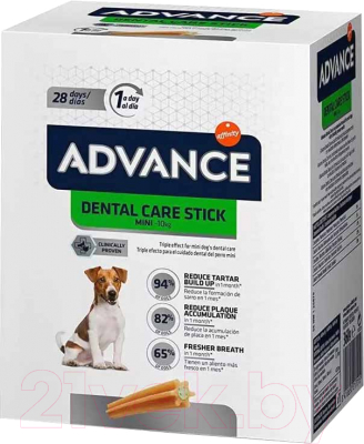 Лакомство для собак Advance Dental Care Stick. Зубные палочки (28шт)