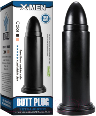 Пробка интимная Nlonely X-Men Butt Plug 26 см / 9301