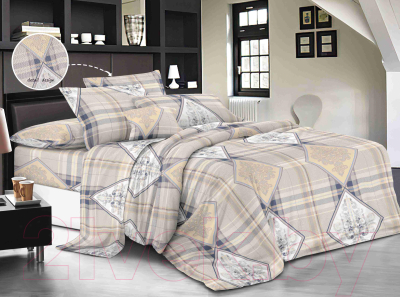 Комплект постельного белья Бояртекс №19271 Евро-стандарт (креп-жатка)
