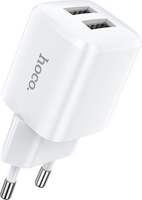 Адаптер питания сетевой Hoco N8 (белый) -