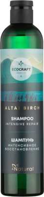 Шампунь для волос EcoCraft Altai Birch Интенсивное восстановление Натуральный (370мл)