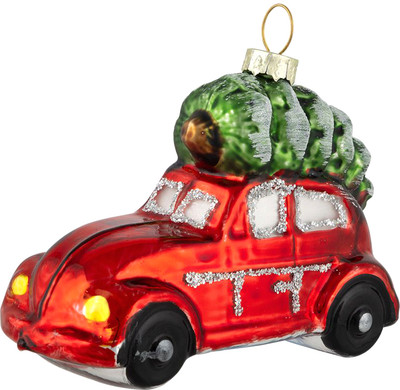 Елочная игрушка Волшебная страна Машинка с елкой 106240 - 