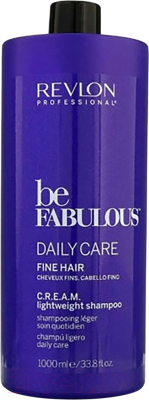 Шампунь для волос Revlon Professional Be Fabulous Fine C.R.E.A.M. Восстанавливающий (1л)