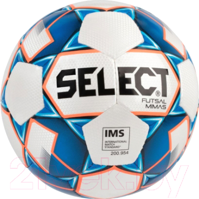Мяч для футзала Select Futsal Mimas 4 / 852608-003 (белый/синий)