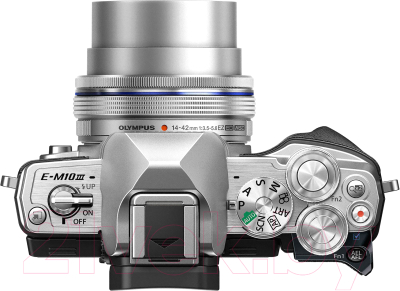 Беззеркальный фотоаппарат Olympus E-M10 Mark III Kit 14-42mm EZ + 40-150mm R (серебристый)