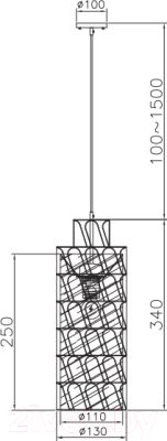 

Потолочный светильник Maytoni, City T193-PL-01-B