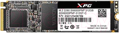 SSD диск A-data XPG SX6000PNP 512GB (ASX6000PNP-512GT-C)