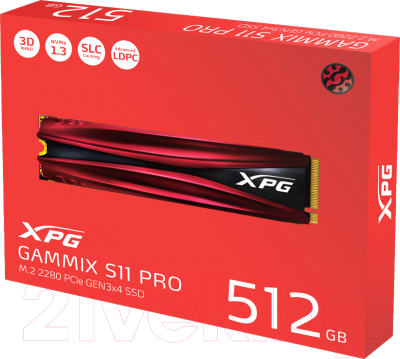 SSD диск A-data XPG Gammix S11 Pro 512GB (AGAMMIXS11P-512GT-C)