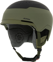 Шлем горнолыжный Alpina Sports Gems / A9235-60 (р-р 55-59, оливковый/черный матовый) - 