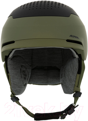 Шлем горнолыжный Alpina Sports Gems / A9235-60 (р-р 55-59, оливковый/черный матовый)