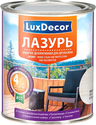 Лазурь для древесины LuxDecor Красное дерево (4.5л)