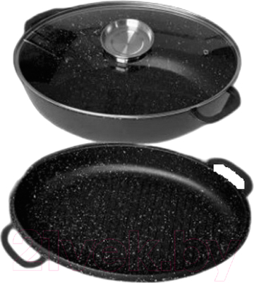 Набор сковородок Platinum DAVR1003 (черный)
