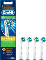 Набор насадок для зубной щетки Oral-B Cross Action (4шт) - 