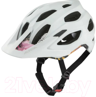 Защитный шлем Alpina Sports Carapax 2.0 Michael Cina / A9725-12 (р-р 52-57, белый глянцевый)