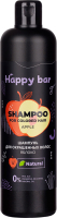 Шампунь для волос Happy Bar Яблоко для окрашенных волос (370мл) - 