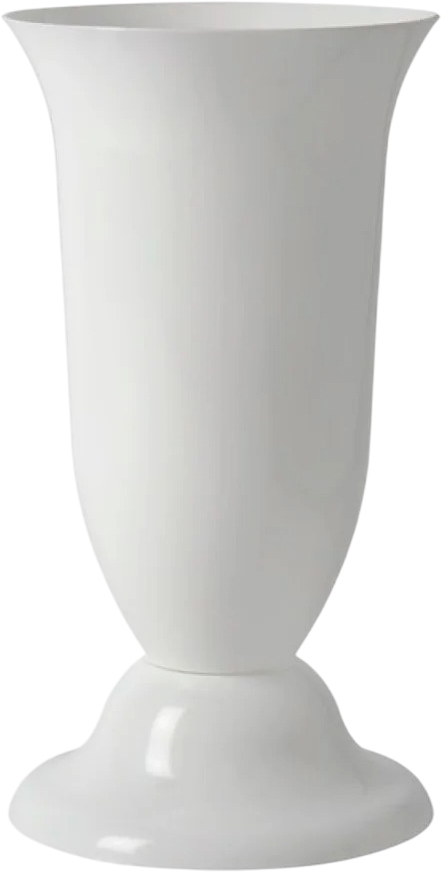 Ваза садовая Szemikowie Flakon №4 / SZ-058 (белый)