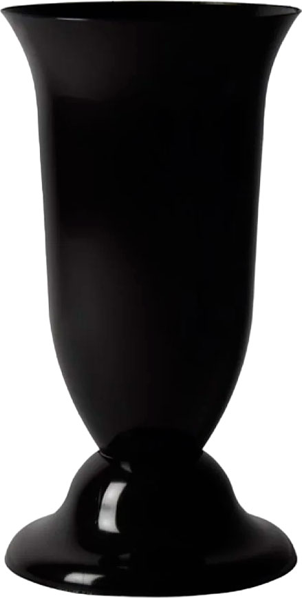 Ваза садовая Szemikowie Flakon №4 / SZ-058 (черный)
