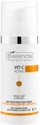 Крем для лица Bielenda Professional Vit-C Active Антиоксидантный с феруловой кислотой и витамином С (50мл)