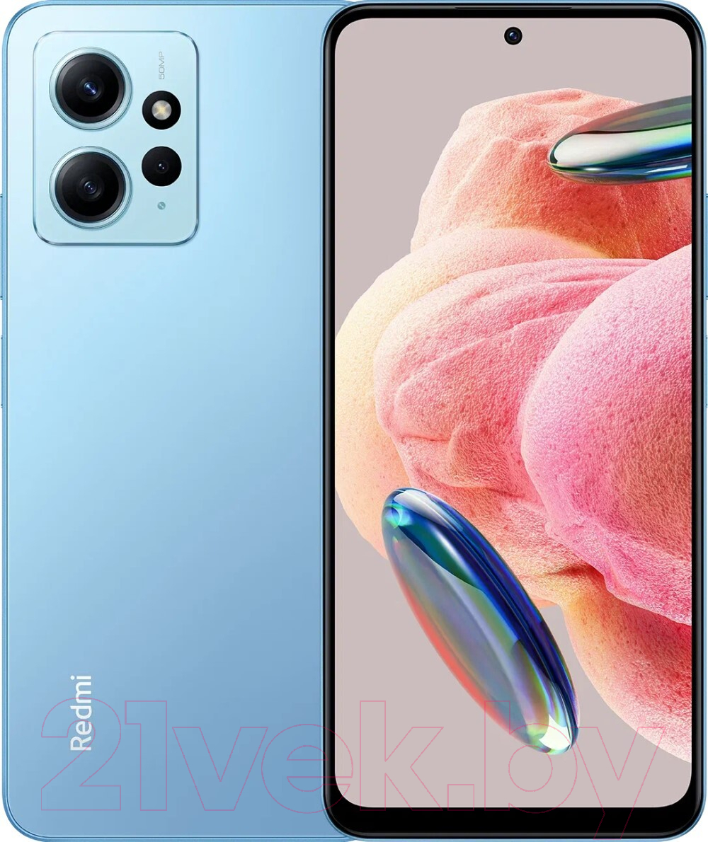 Xiaomi Redmi Note 12 4GB/128GB без NFC Ice Blue Смартфон 2 SIM-карты купить  в Минске, Гомеле, Витебске, Могилеве, Бресте, Гродно