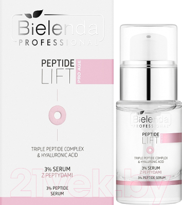 Сыворотка для лица Bielenda Professional Peptide Lift с пептидами 3% (15мл)