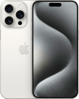 Смартфон Apple iPhone 15 Pro Max 256GB A3106 / A3105 (белый титан) - 
