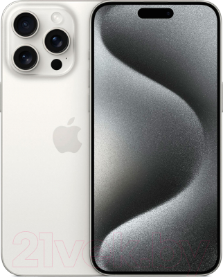 Смартфон Apple iPhone 15 Pro Max 256GB A3106 / A3105 (белый титан)