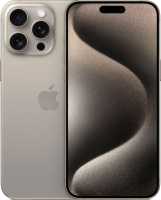 Смартфон Apple iPhone 15 Pro Max 256GB A3106 / A3105 (природный титан) - 