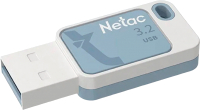Usb flash накопитель Netac UA31 USB2.0 Flash Drive 64GB Blue (NT03UA31N-064G-20BL) - 