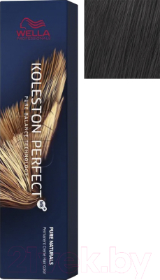 Крем-краска для волос Wella Professionals Koleston Perfect ME+ 3/00 (темно-каштановый натуральный)