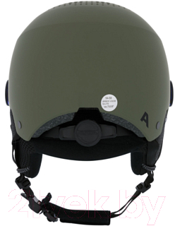 Шлем горнолыжный Alpina Sports Arber Visor Q-Lite зимний с визором / A9228-60 (р-р 54-58, оливковый матовый)