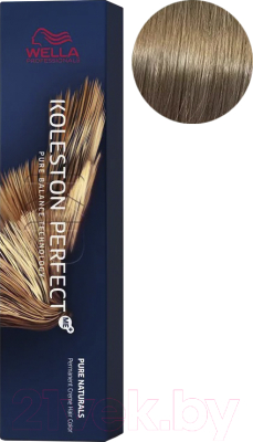 Крем-краска для волос Wella Professionals Koleston Perfect ME+ 8/2 (светлый блондин матовый)