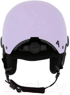 Шлем горнолыжный Alpina Sports Arber Visor Q-Lite зимний с визором / A9228-51 (р-р 51-55, лиловый матовый)