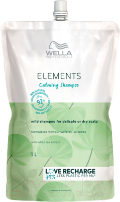 Шампунь для волос Wella Professionals Care Elements Успокаивающий рефил (1л)