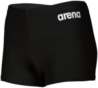 Плавки детские ARENA Team Swim Short Solid Jr / 004777 550 (р-р 28, черный/белый) - 