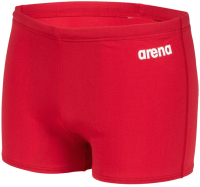 Плавки детские ARENA Team Swim Short Solid Jr / 004777 450 (р-р 24, красный/белый) - 