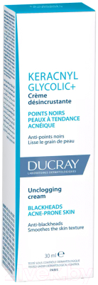 Крем для лица Ducray Keracnyl Glycolic+ Для проблемной кожи (30мл)