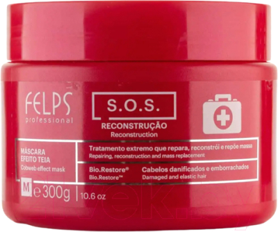 Маска для волос Felps S.O.S. восстанавливающая c эффектом паутины (300г)
