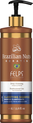 Шампунь для волос Felps Brazilian Nuts Keratin очищающий (1л)