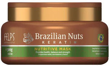 Маска для волос Felps Brazilian Nuts Keratin питательная (300г)