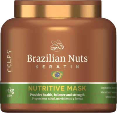 Маска для волос Felps Brazilian Nuts Keratin питательная (1кг)