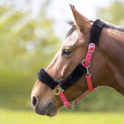 Недоуздок для лошади Shires 4165/PINK/PONY (розовый)