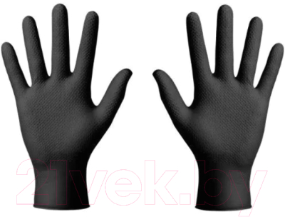Перчатки одноразовые Gogrip Нитриловые RP30023004_001 (L, 50шт, черный)