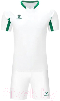 Футбольная форма Kelme Football Suit / 7351ZB3130-105 (р. 150, белый)