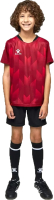 Футбольная форма Kelme Short-Sleeved Football Suit / 8251ZB3003-603 (р.110, красный/черный) - 