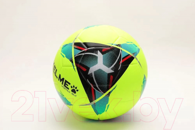 Футбольный мяч Kelme Leather Football / 8101QU5001-905 (р-р 5, лимонный/желтый)